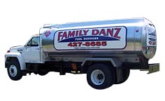 Family Danz fuel oil truck