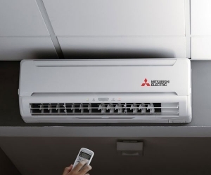 Mitsubishi Electric wall-mounted ductless unit