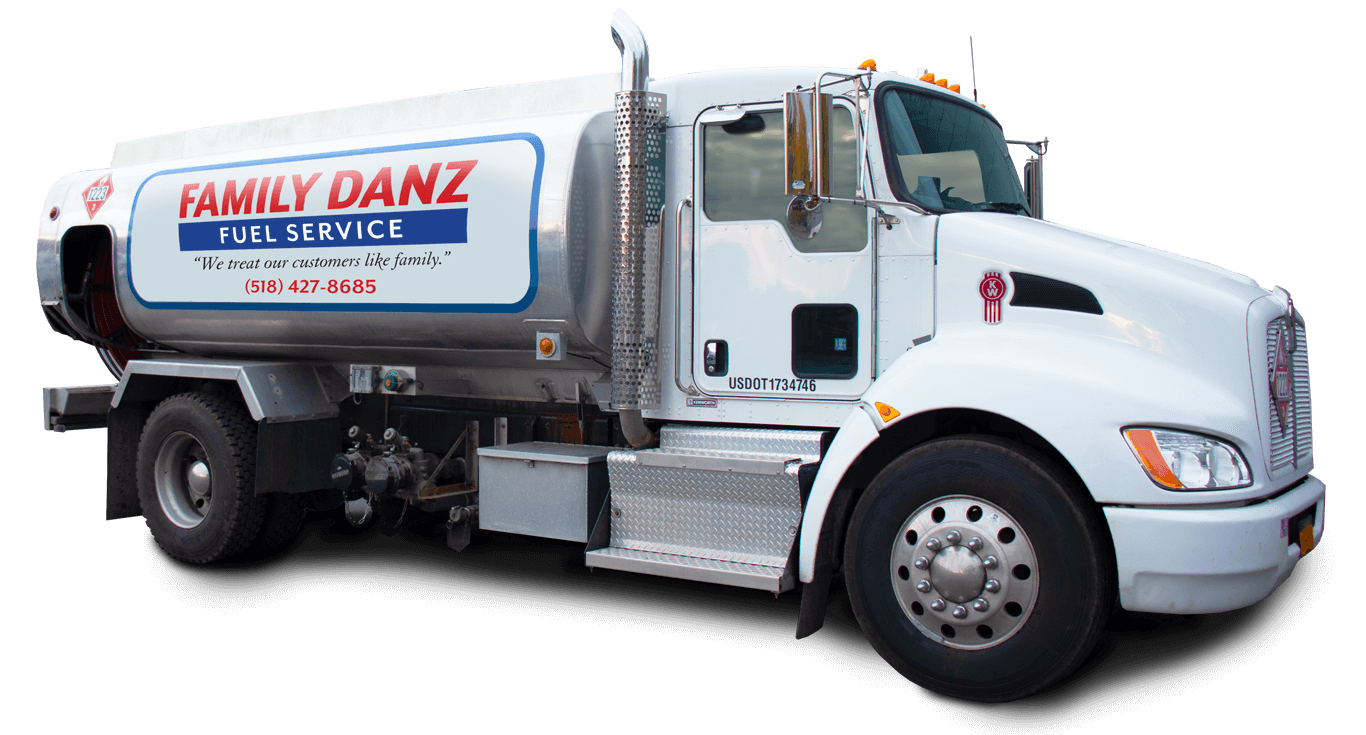 Family Danz furnace oil delivery truck
